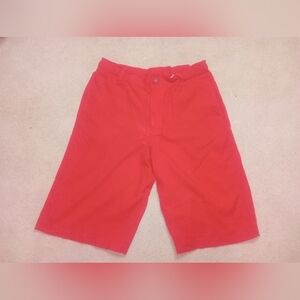 Hurley Red Flat Front Shorts Lightweight Casual